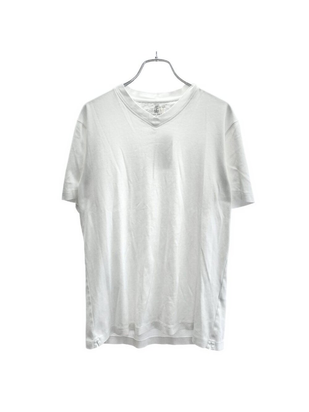 Brunello Cucinelli Slim Fit V-neck T-Shirt White